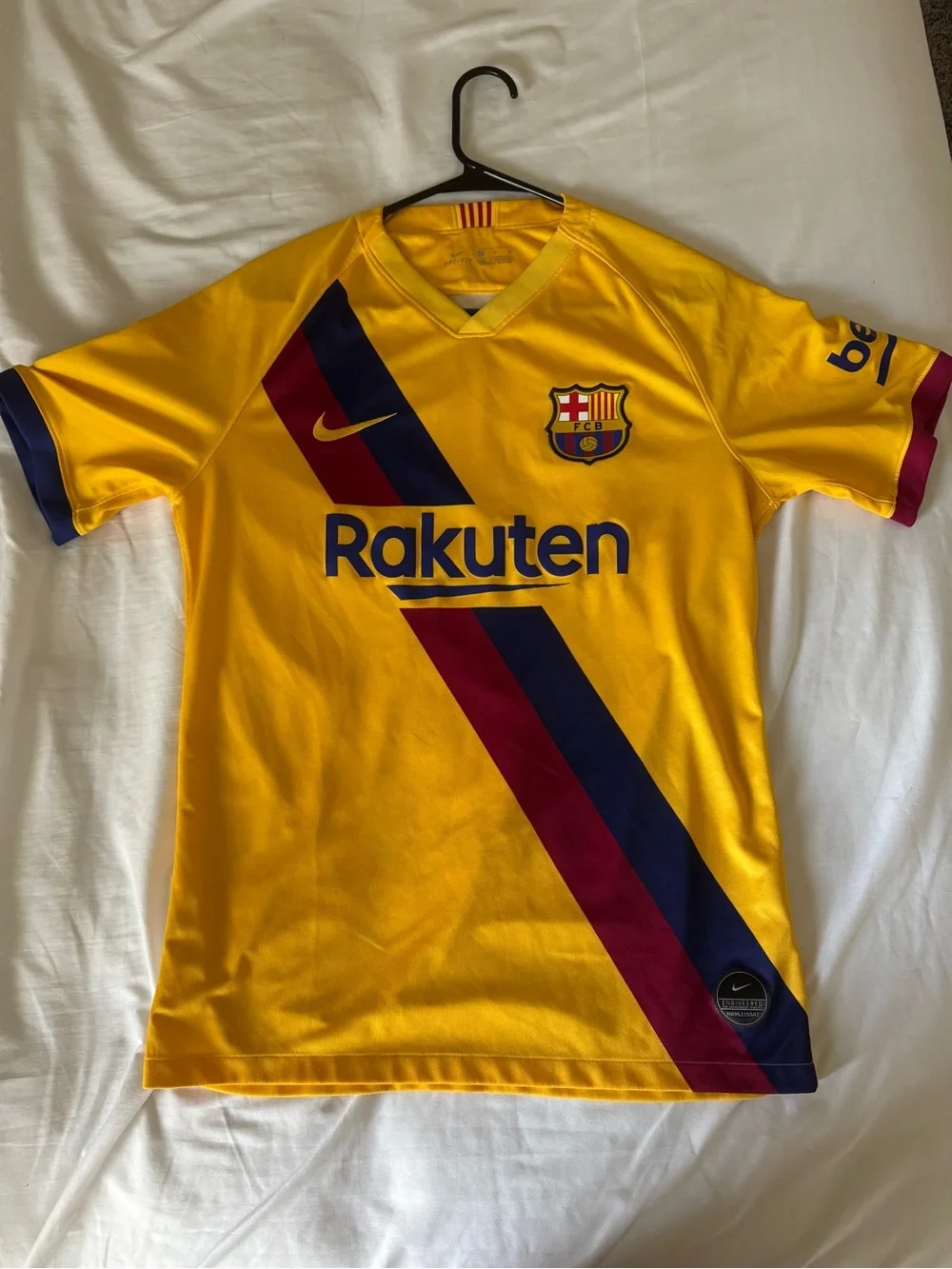 Nike FC Barcelona Yellow Away Jersey (2019/2020)